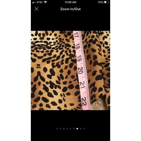 Jones New York Signature Leopard Shirt Medium - Picture 5 of 8